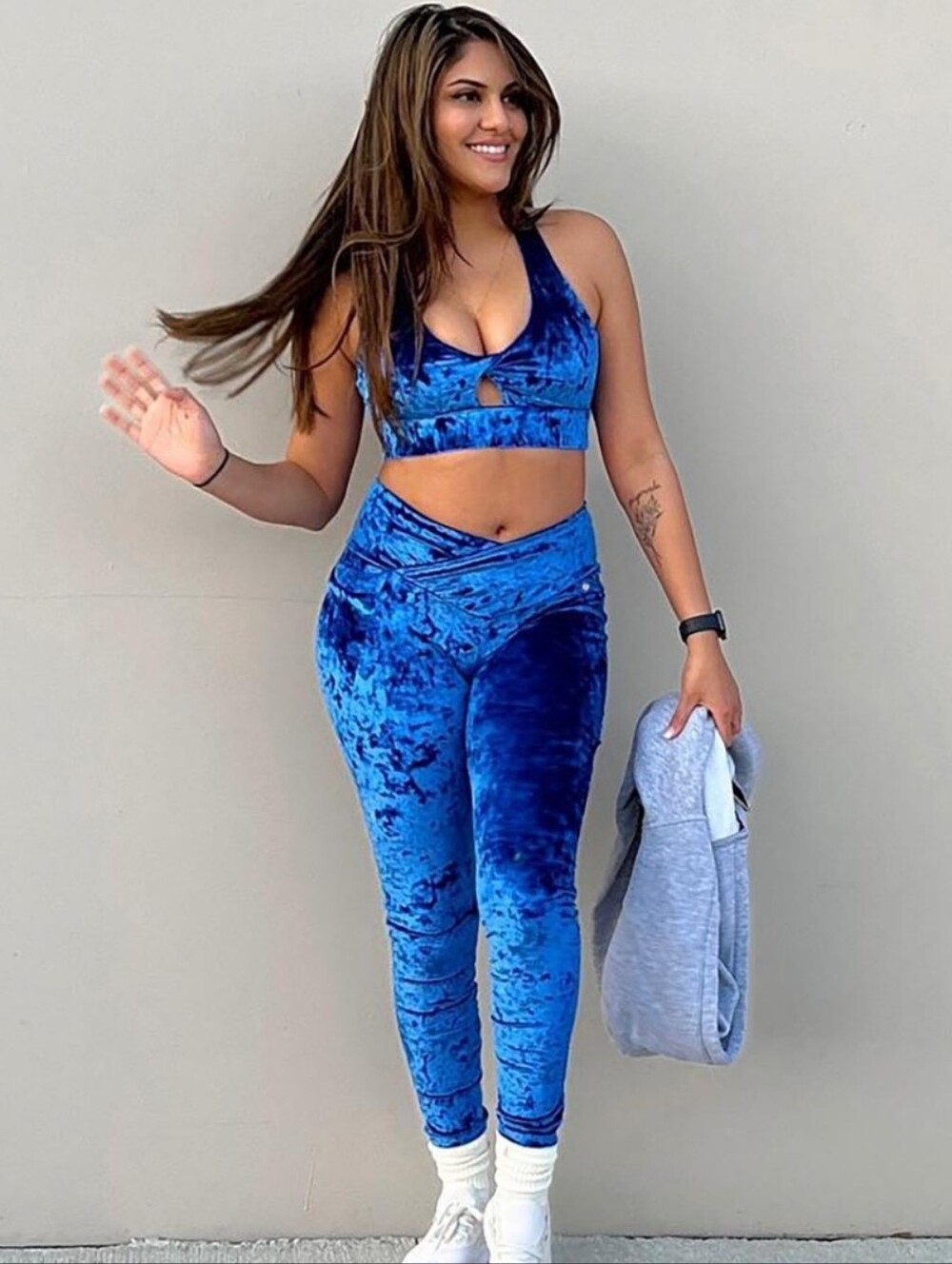 FABLETICS | Crushed Velour Crossover Legging And Top